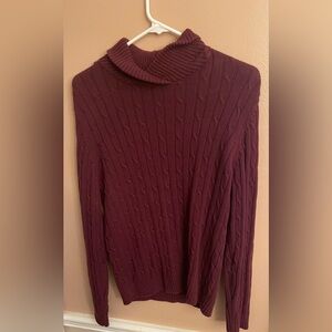 Liz Claiborne ( Liz and Company ) women’s sweater maroon size XL